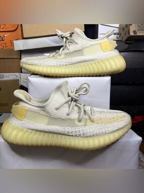 adidas gazelle silver green womens adidas Yeezy Boost 350 v2 Natural (Preloved) UK 12.5